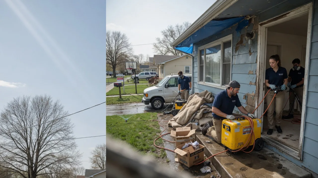 Basement Flood Cleanup in Valley View, PA near me